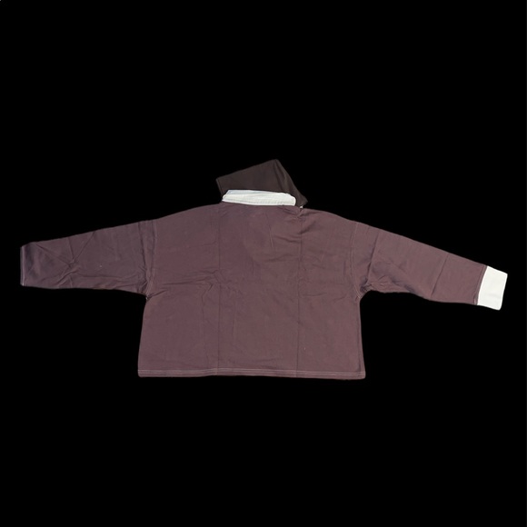 Aerie Long Sleeve cropped polo T-shirt - Picture 3 of 6